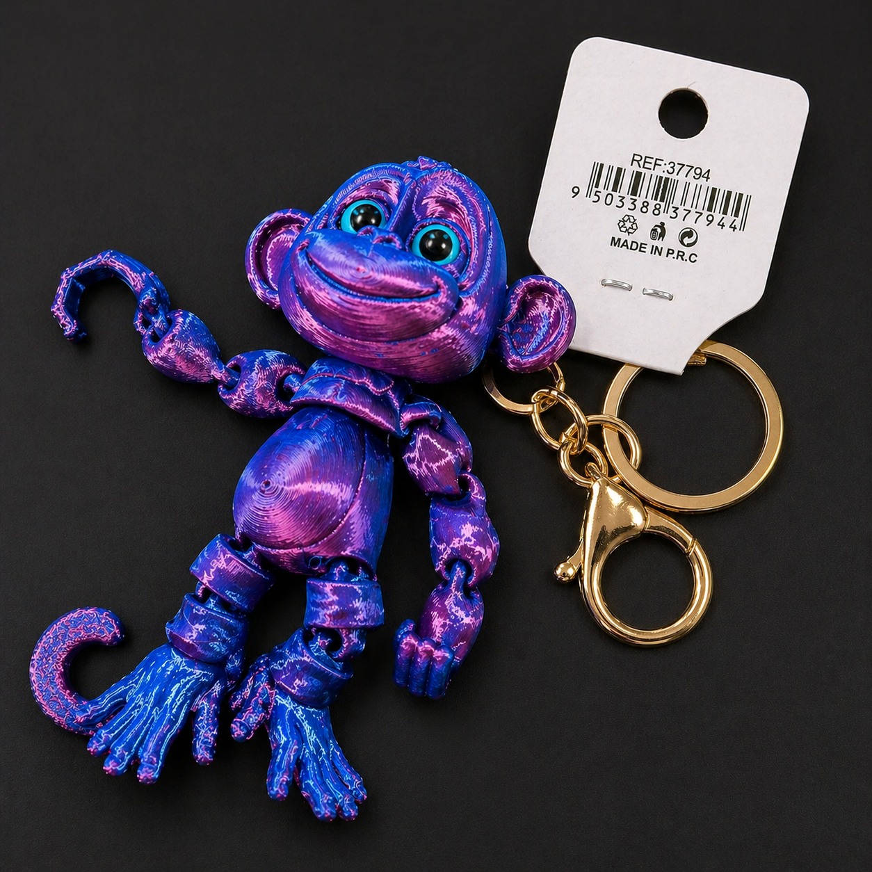 Llavero Mono Articulado Impresión 3D – Diseño único y llamativo 🐒✨