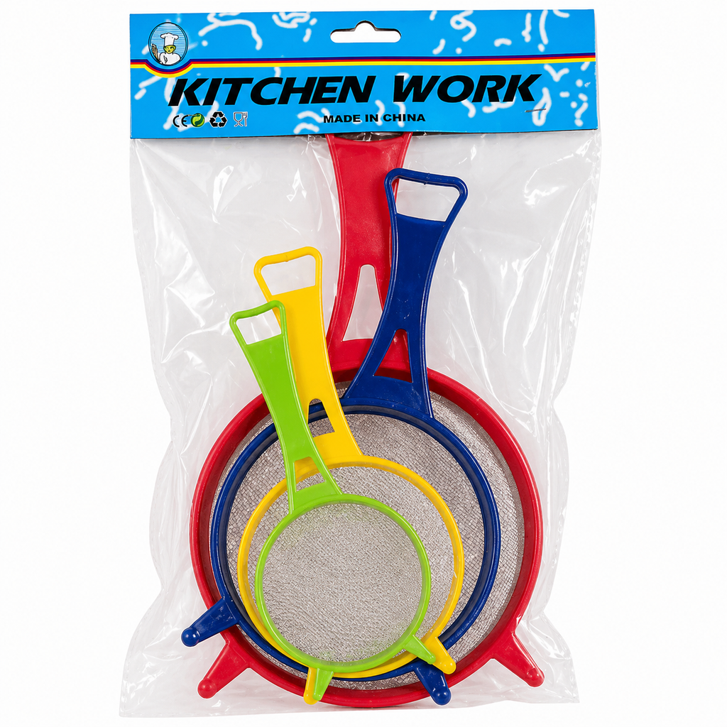 Set de Coladores de Cocina (3 Tamaños)