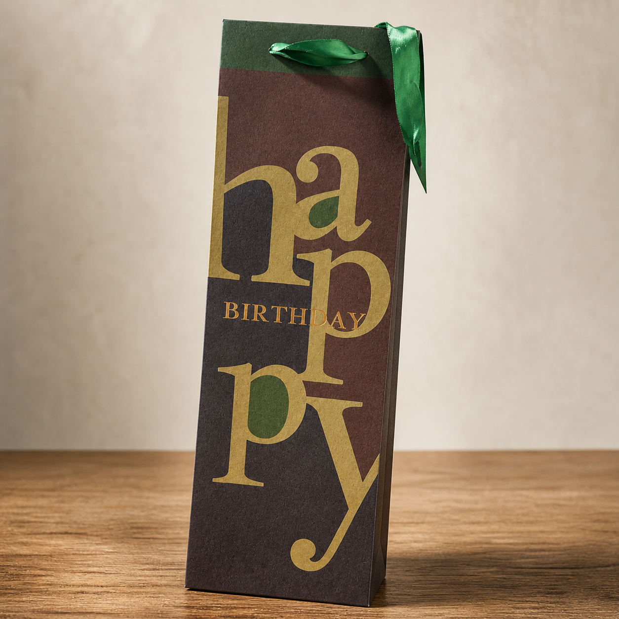 Bolsa de Regalo Premium Cumpleaños – Diseño Elegante con Asa Satinada