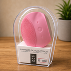 Limpiador Facial Eléctrico de Silicona – Recargable y Portátil