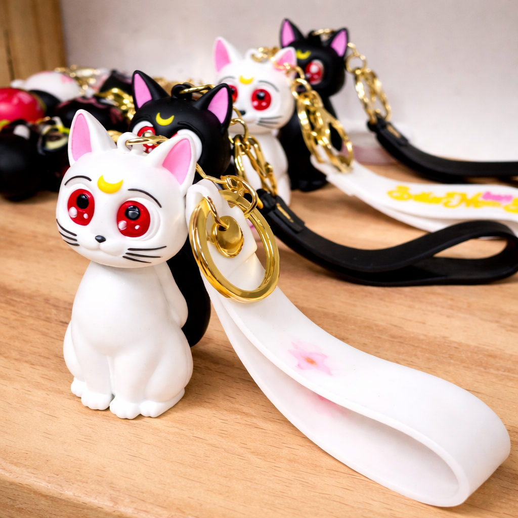 Llavero Gato Estilo Anime