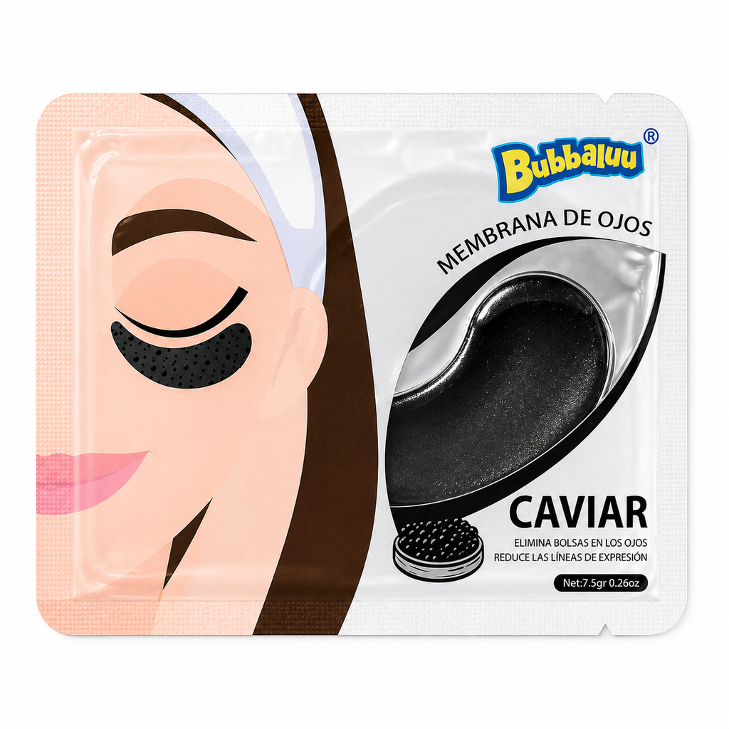 Parches de Ojos Caviar Bubbaluu – Anti Ojeras y Bolsas (1 Par)