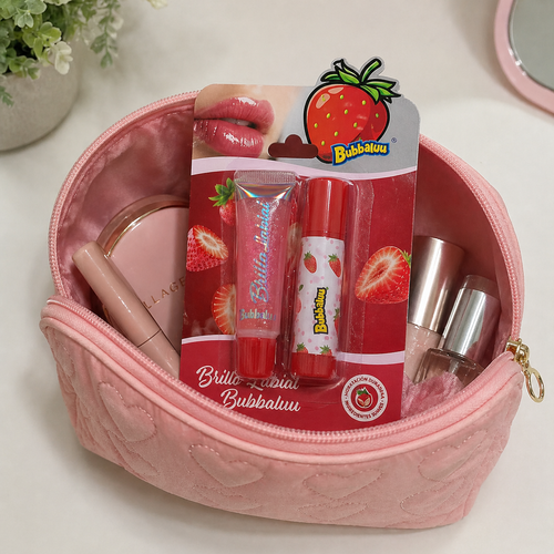 Brillo Labial Bubbaluu – Set Glossy Aroma Frutilla