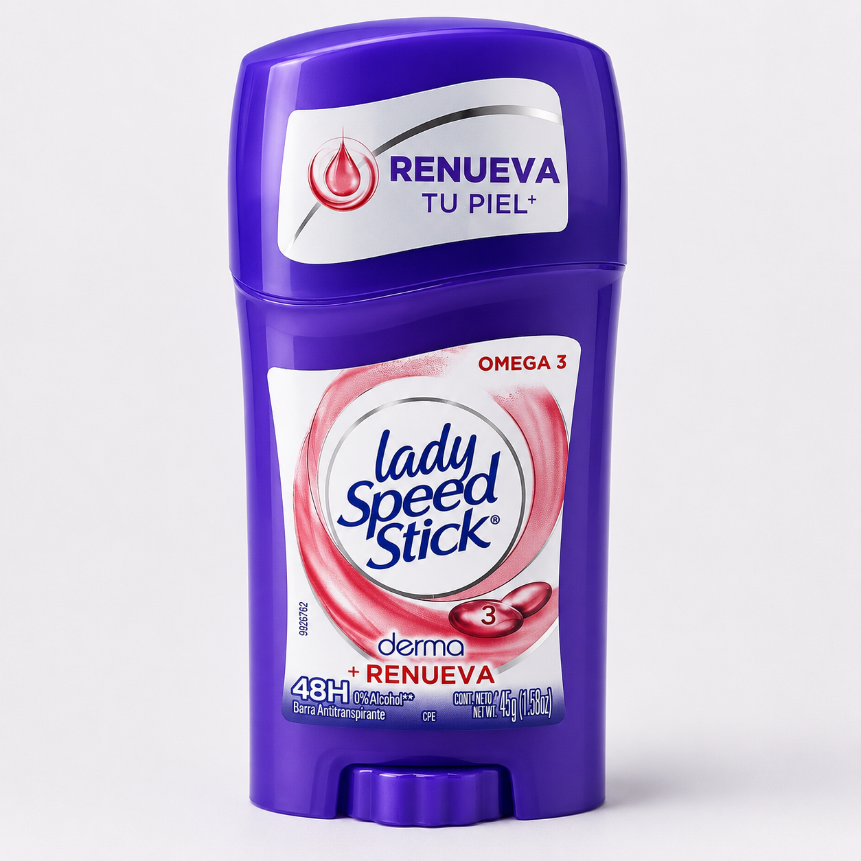 💜 Lady Speed Stick Derma + Renueva Antitranspirante Barra 48h 💜