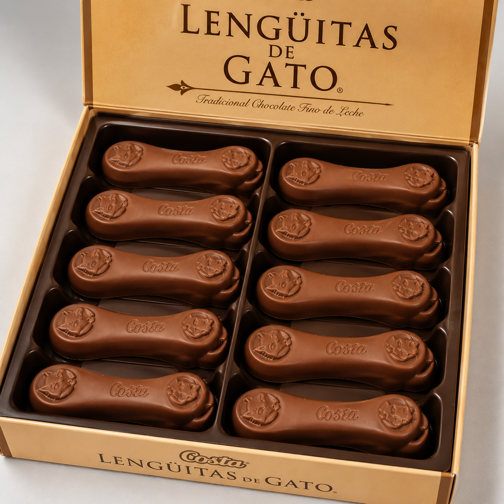 🍫 Deliciosas Lengüitas de Gato Costa 🍫