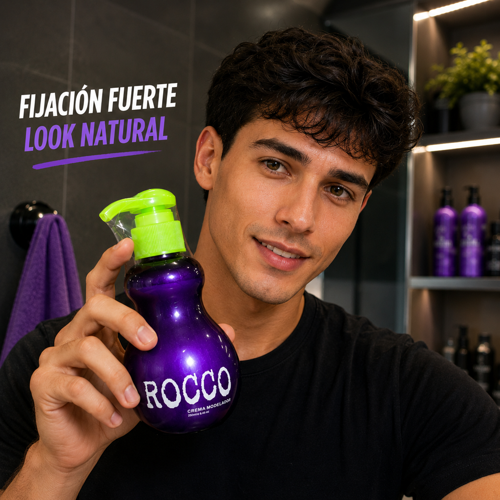 Crema Modeladora Rocco para Rulos Definidos 250ml