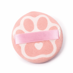 Esponja de Maquillaje Tipo Puff Patita con Estuche Rosado