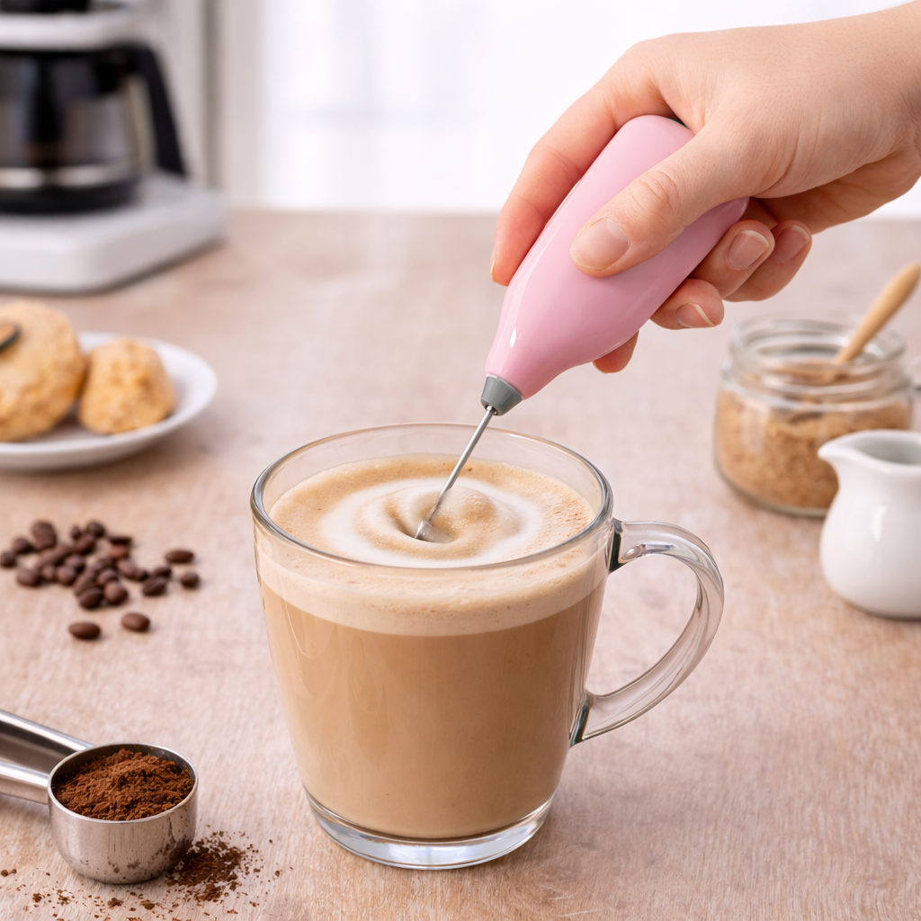 Espumador de Leche Eléctrico Portátil