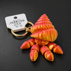 Llavero Cangrejo Articulado Impresión 3D – Accesorio original para mochila 🦀✨