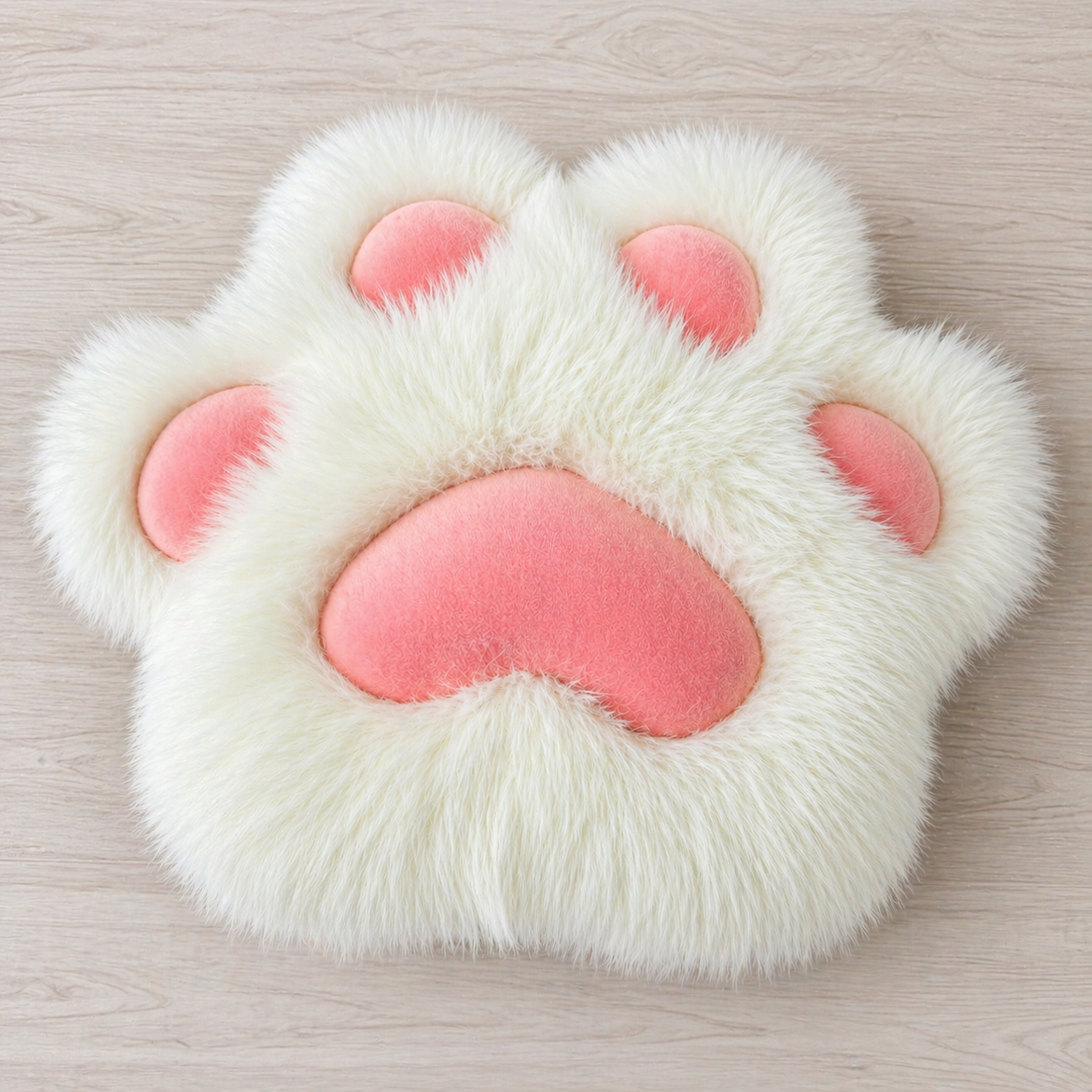 Cojín Peluche Patita Kawaii Suave Decorativo