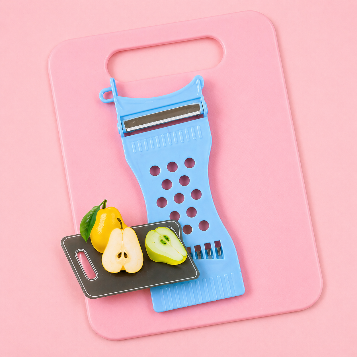 🍎🔪 Set Cortador de Frutas Portátil