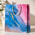 Bolsa de Regalo Diseño Marmolado Premium