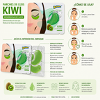 Parches de Ojos de Kiwi – Hidratación, Anti Ojeras y Efecto Refrescante
