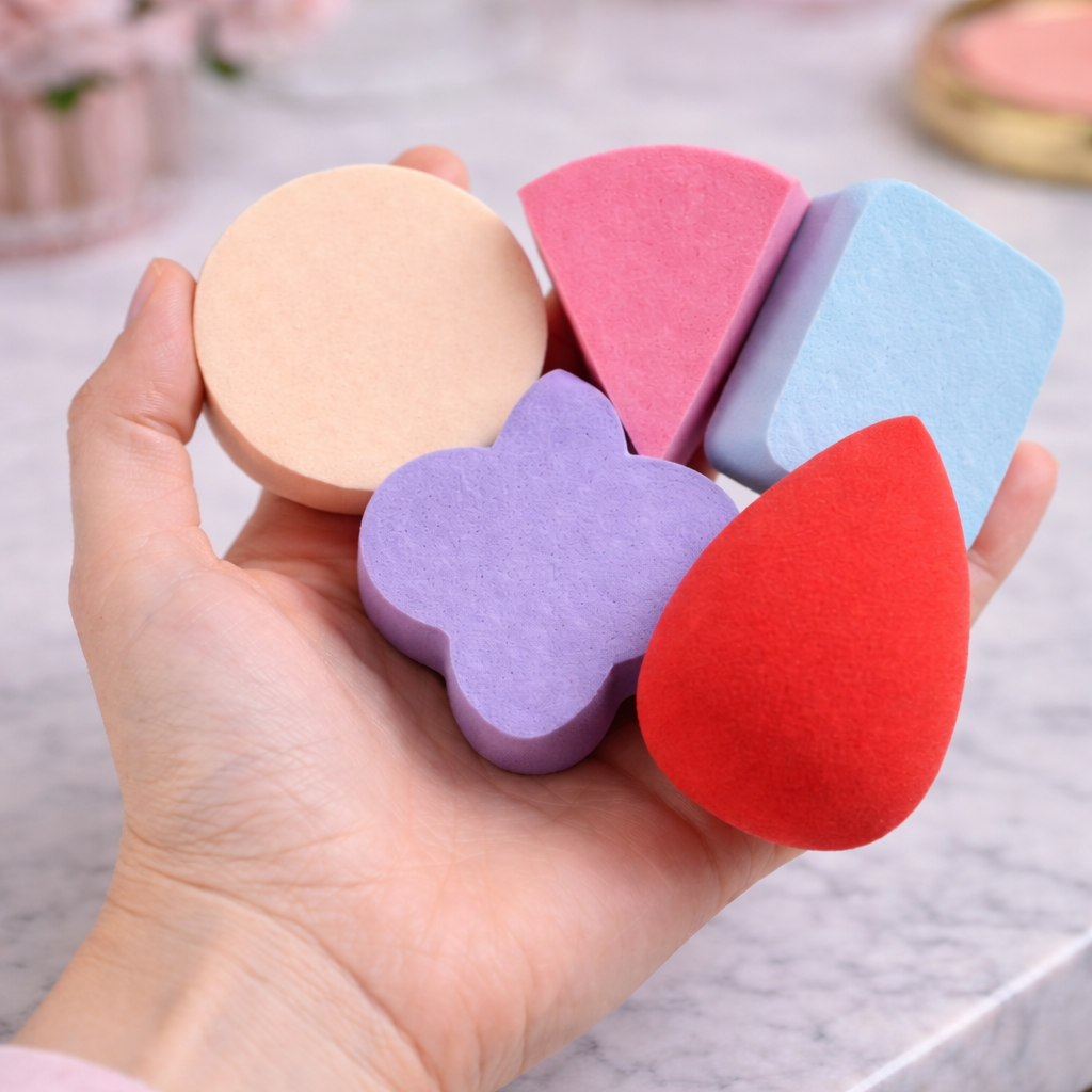 Set de Esponjas de Maquillaje – Precisión y Suavidad en Cada Aplicación