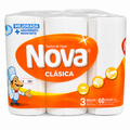 🧻 Toallas de Papel Nova Clásica Pack 3 Rollos – Doble Hoja