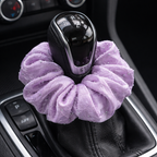 Scrunchie Lila Elegante con Brillos