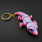 Llavero Gecko Articulado Impresión 3D – Estilo único para tu mochila 🦎✨