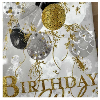 Bolsa de Regalo “Birthday Wishes” Elegante con Detalles Dorados