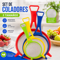 Set de Coladores de Cocina (3 Tamaños)