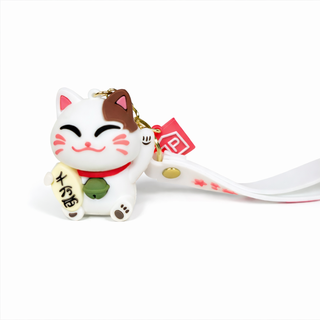 Llavero Gato de la Suerte (Maneki Neko)