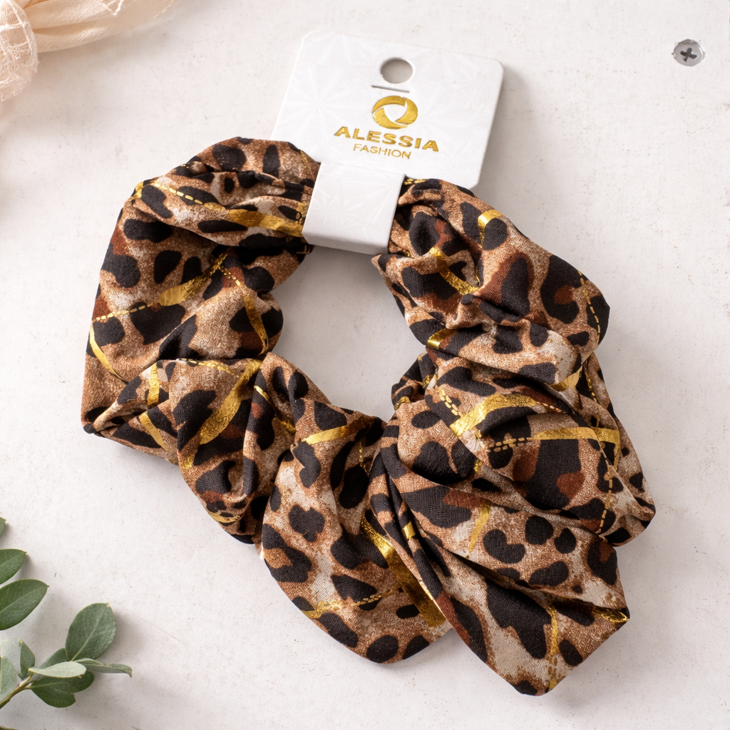 Scrunchie Animal Print (Coletero de Tela)