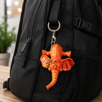 Llavero Elefante Articulado Impresión 3D – Diseño original para mochila 🐘✨