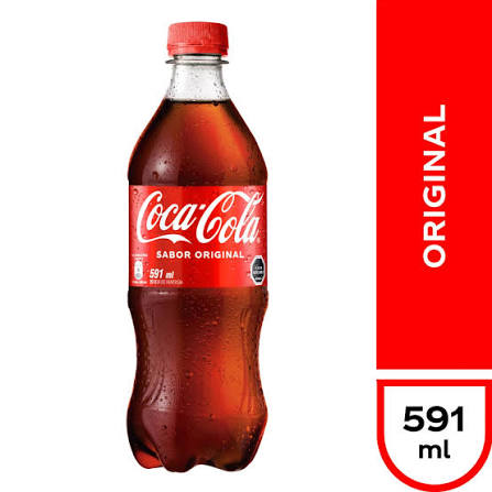 🥤 Coca-Cola Sabor Original 591 ml – Botella Individual
